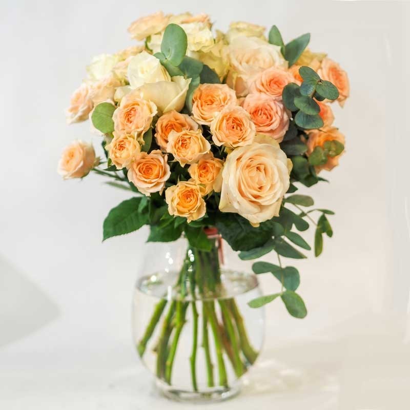 Bouquet de Roses Blanches Livraison Paris | Le Pouvoir des Fleurs