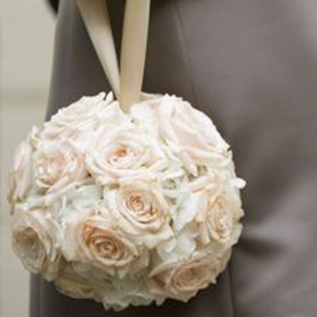 Bouquet de mariée aumônière Le Pouvoir des Fleurs Paris