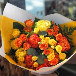 Bouquet de Roses Mix Jaune – Éclat & Bonne Humeur