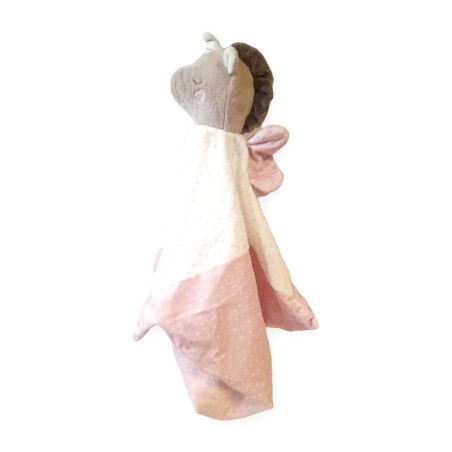 Doudou licorne rose – Cadeau de naissance | Le Pouvoir des Fleurs Paris