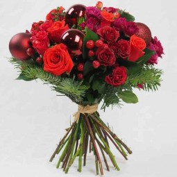bouquet rond de noël