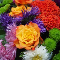 Bouquet d'automne multicolore