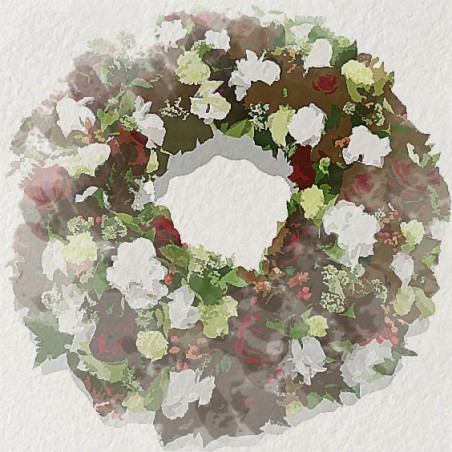 Suggestion de couronne multicolore