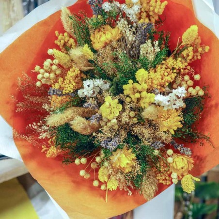 bouquet de fleurs séchées pour les grands mères