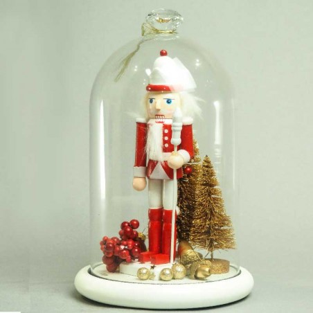 SOLDAT CASSE NOISETTE SOUS CLOCHE