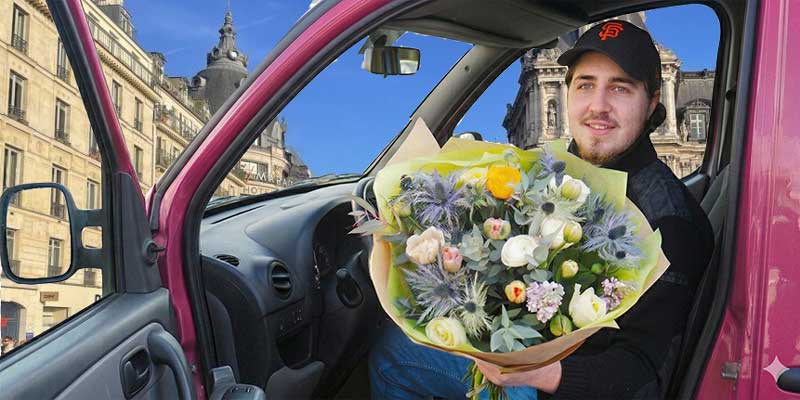 Bouquet livré aujourd'hui à Paris